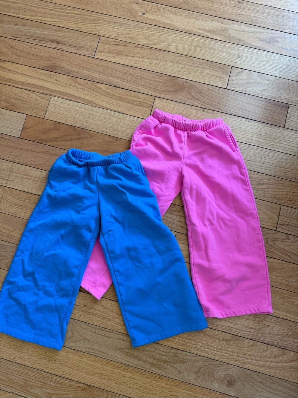 GAP Kids Electric Blue & Pink Pull-On Pants